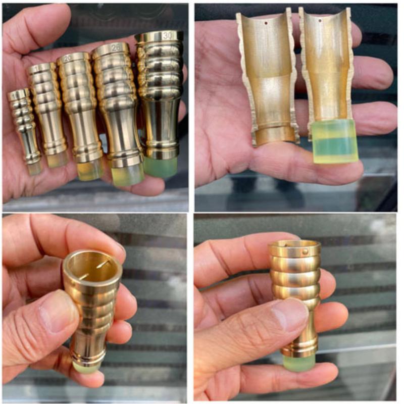 10Mm-34Mm Brass Rubber Household Accessory High Quality Durable Practical Cane Crutch Tip With Anti-Skid Pad For Hiking Pole