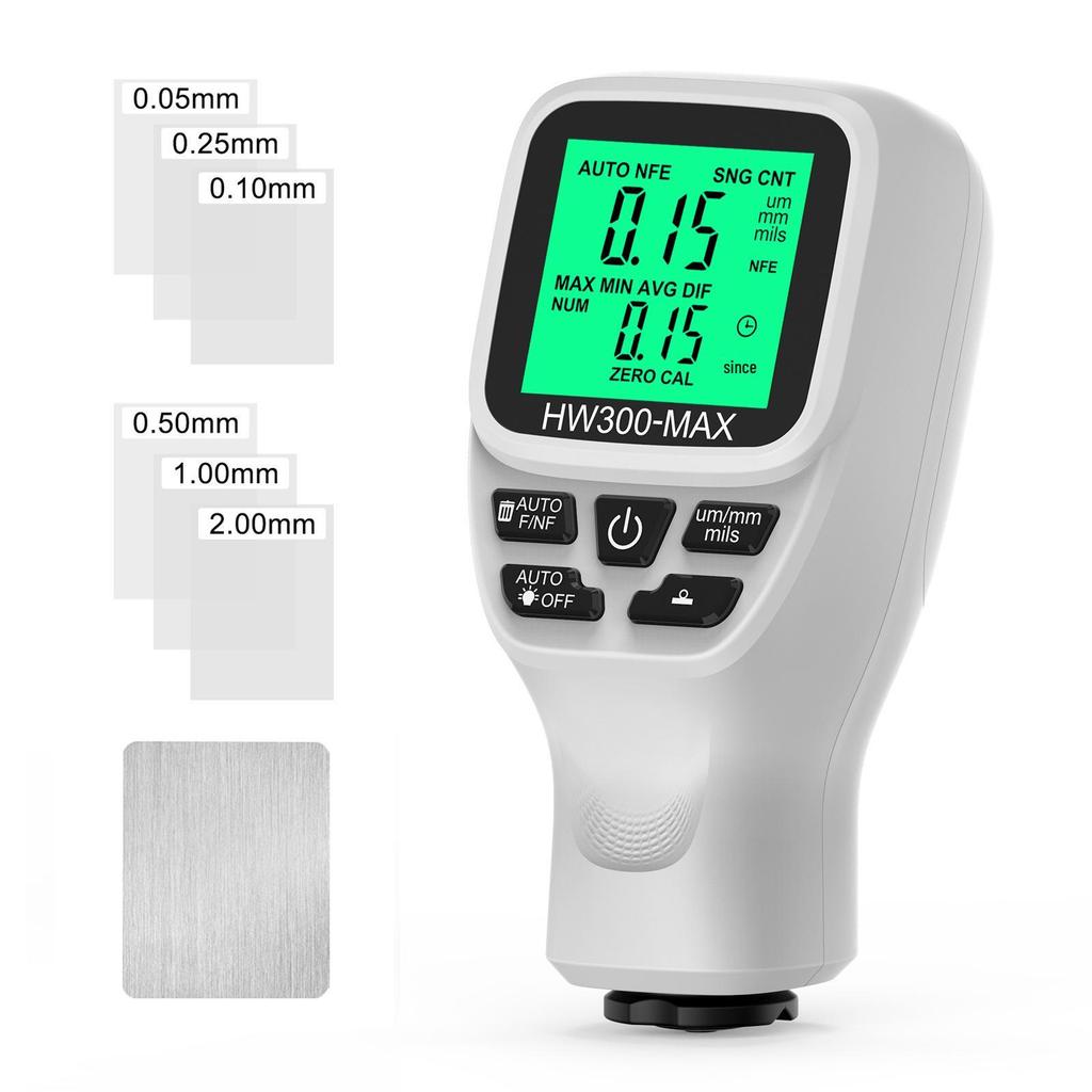 HW300MAX High-Precision Anti-slip Coating Thickness Gauge for Automotive Paint and Powder Measurement