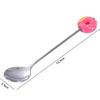 Adorable Donut Spoon Stainless Steel Colorful Designs Coffee Spoons Multi-Functional Mini Salad Mixing Spoon Home Use