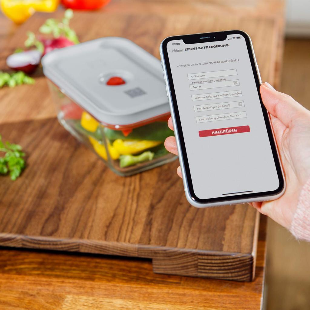 Zwilling Henckels Japan Save Glass Vacuum Glass Storage 2020 Model Japanese Fresh Save J.A. "Fresh & Container, Small, 350ml" Heat-Resistant