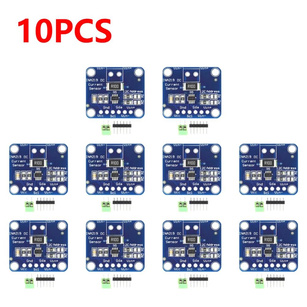 10-1PC MCU-219 INA219 Bi-directional Current Sensor Breakout Module I2C Zero Drift Power Monitoring Sensor Module High-precision