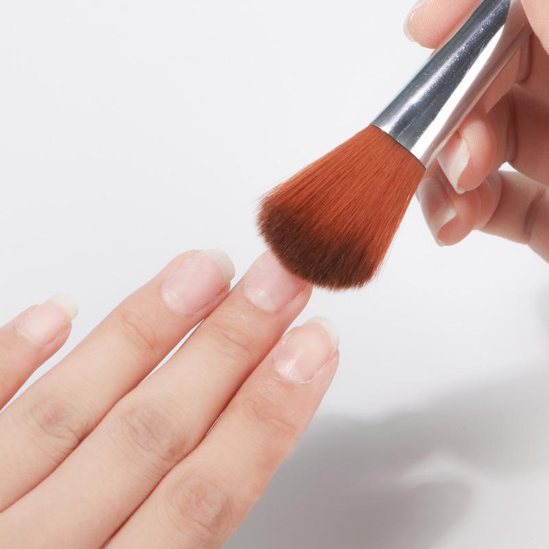 Cross-Border Yellow Hair Powder & Contour Brush: Soft Bristles for Blush, Foundation, and Highlighting
