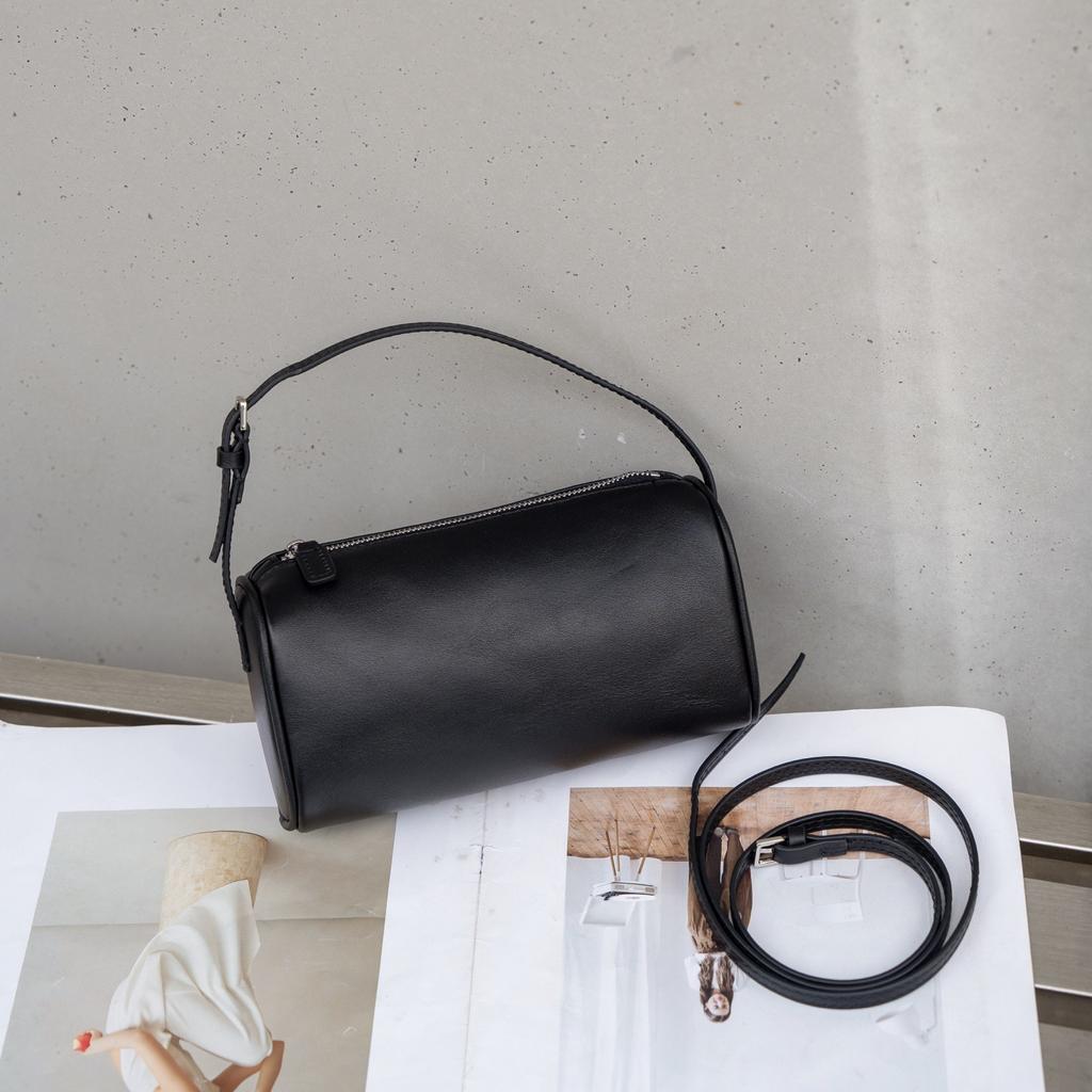 2025 Small Crowd Design Suede Cowhide Stationery Bag Pen Case Handbag To Amaze You