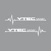 Car Styling Body Side Windows Decal Logo Sticker Decor Accessories For Honda Mugen Power Civic Accord Odyssey Jazz CRV Spirior RF6