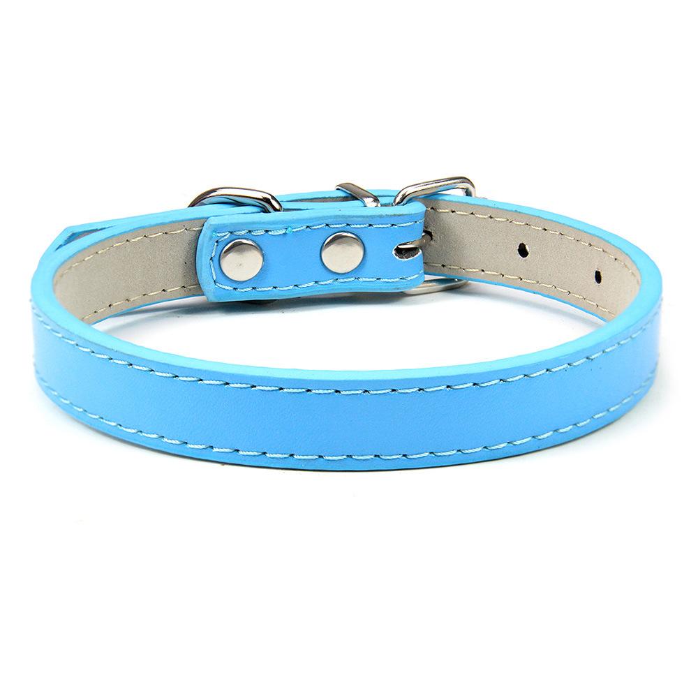 Strictly selected PU leather collar small and medium dog collar 2024 pet collar accessories cat collar