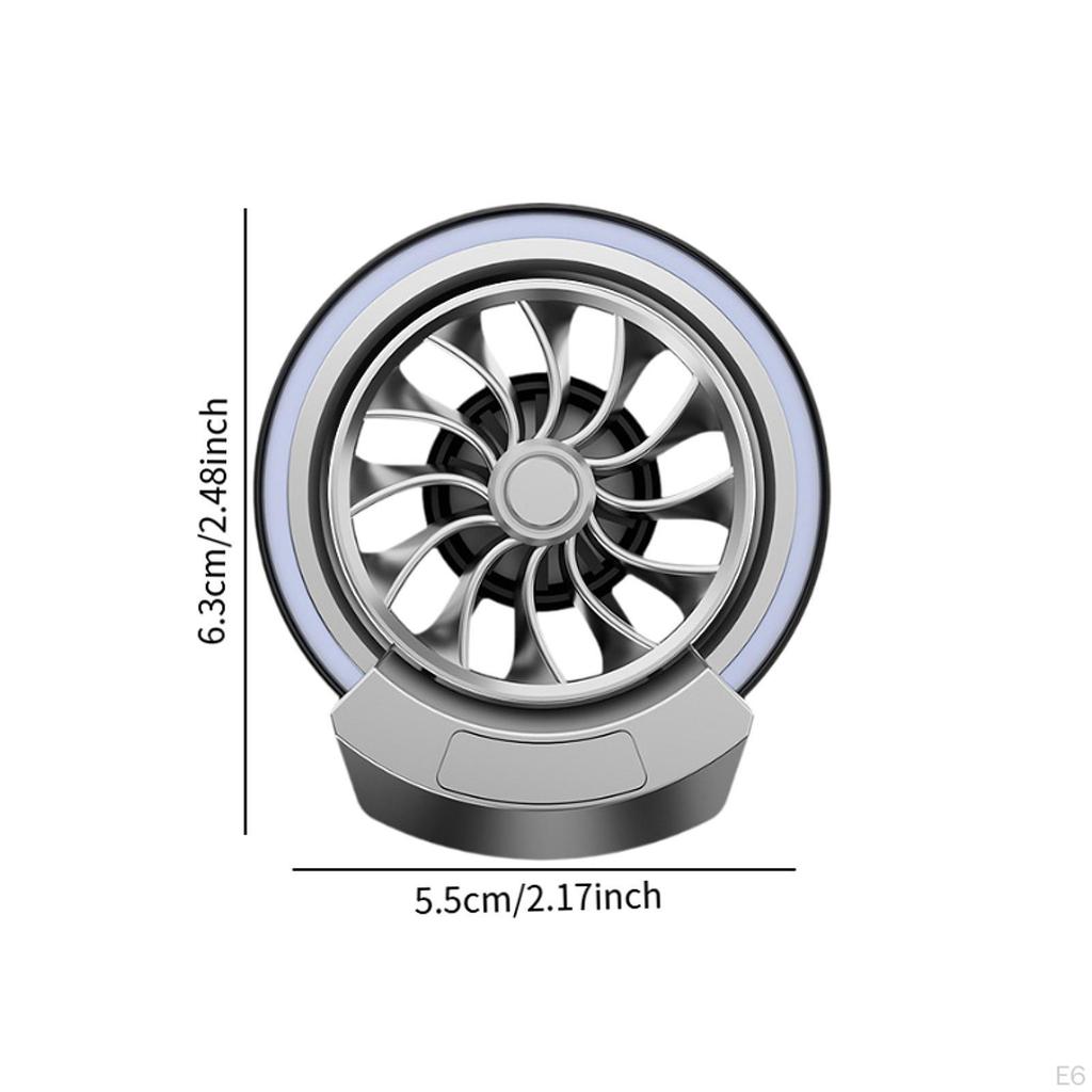 Auto Lufterfrischer Lüftungsklammer Aroma Diffusor Atmosphärenlicht Autoparfüm für Fahrzeuge