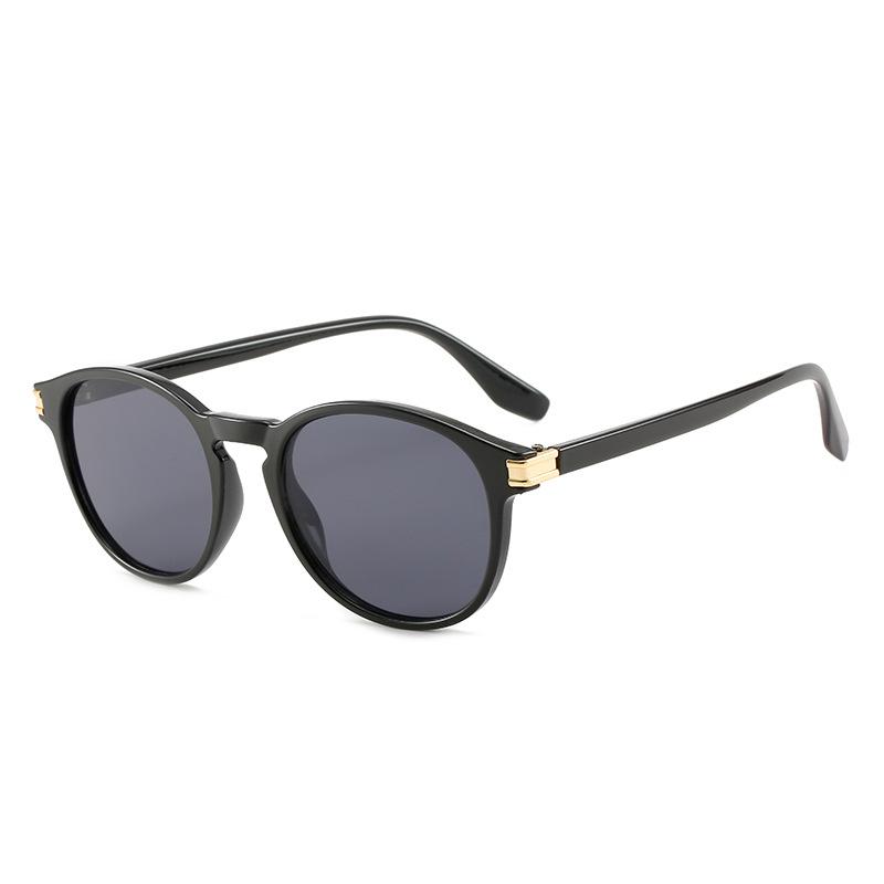 JYL Sunglasses Small Frame Uv Protection Internet Famous Street Shot 2181 A-14936 темно-каштановый