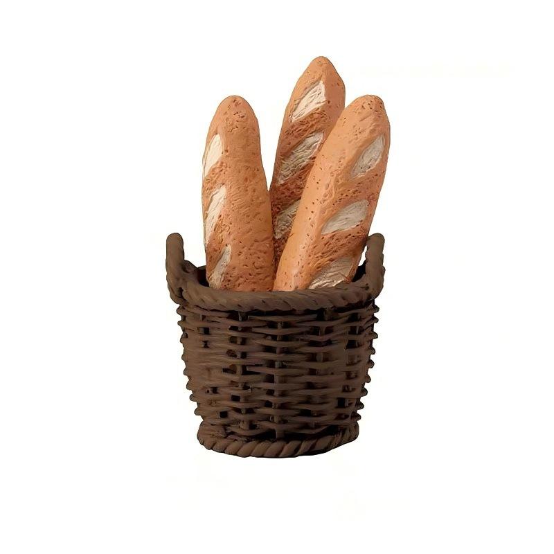 Japanese Grocery ZAKKA Cat Food Play Handmade Ornament Baguette Baked Coffee Decorative Resin Mini