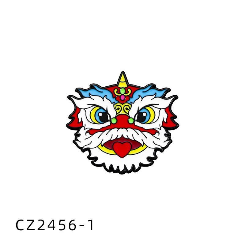 Chinese style Chinese New Year panda brooch, good luck, lucky character panda pin, New Year s gift, suit accessories, supply