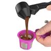 Misurino a Coperchio Scorrevole per Caffè in Polvere Design Anti-Sversamento con Mini Filtro Plastica Resistente Strumento da Cucina per Casa Ufficio