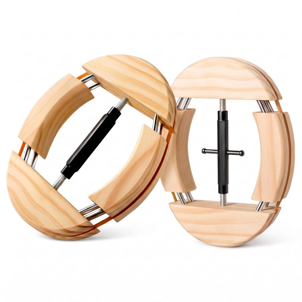 4Way Hat Stretcher Adjustable Wooden Tool for Baseball Athletes, Closet Storage, Home