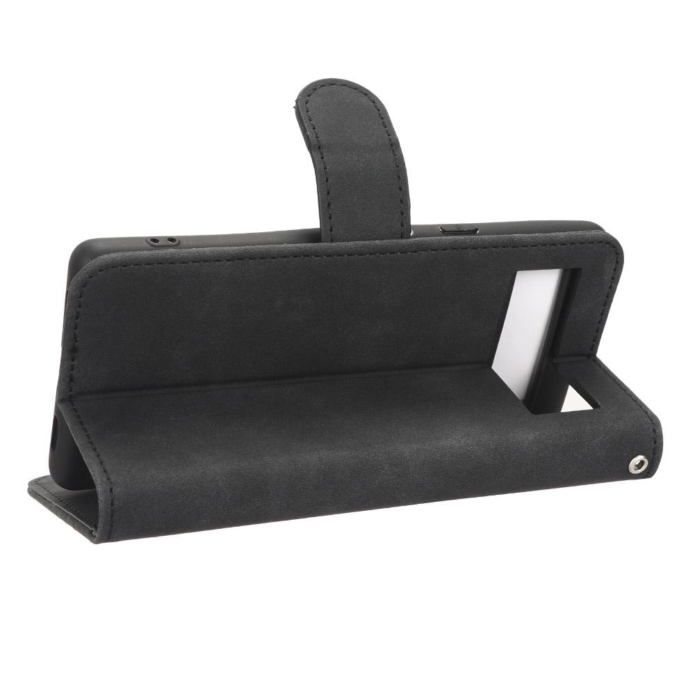 For Google Pixel 7a Skin-Touch Feeling PU Leather Flip Wallet Case Full Protection Anti-Wear Cell Phone Cover Stand