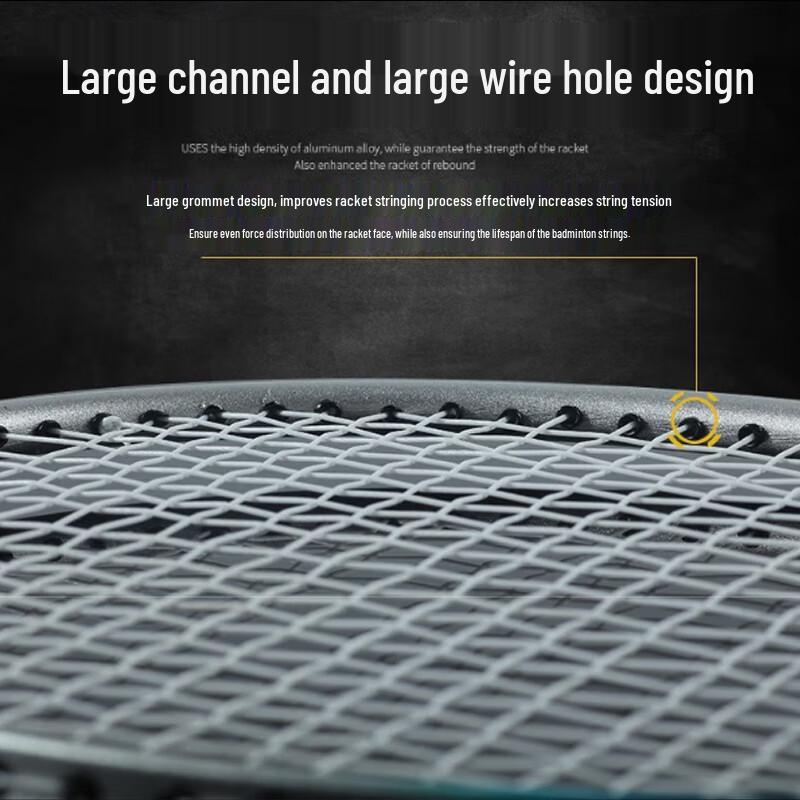 Double Fish Guldvinge Badmintonracket Parset