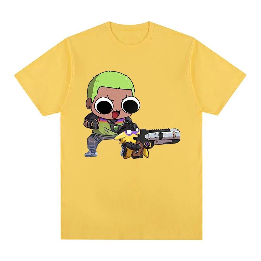 Valorant Gekko T Shirt Unisex/Women Harajuku Streetwear Graphic Kawaii Tshirt Unisex Aesthetic Anime Cartoon Sand Cotton Tee Shirt