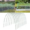 Greenhouse Hoops Set Easy Assembly Grow Tunnel Kit Support Hoops with Clips Arch Frame for Garden Fabric Greenhouse Plastic Films