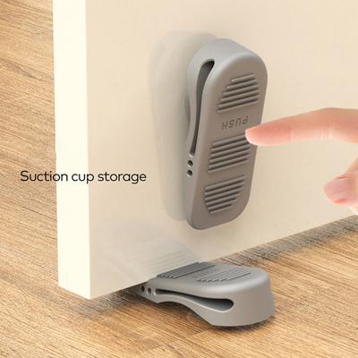 Door Holder Convenient Punch-free Flexible Door Stop Wedge Heavy Duty Suction Cup Doorstop Door Stopper Bedroom Supplies