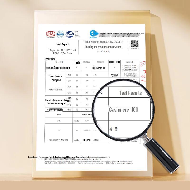 Hengyuanxiang Herren-Kaschmirschal mit Farbverlauf