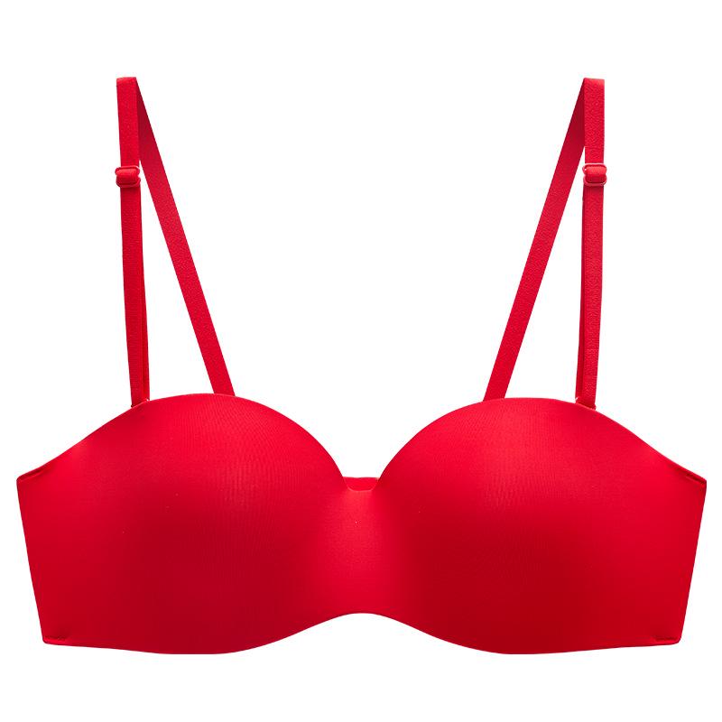 Sleek Strapless Non-Slip Tube Top Bra: Invisible, Seamless, and Supportive Without Underwire