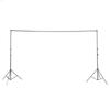 Backdrop Stand 9.84x9.84ft Photo Studio Adjustable Background Stand Support Kit with 4 Clips and 4 P