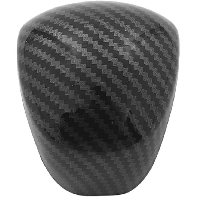 Center Console Gear Shift Knob Cover Cap, Carbon Fiber ABS Car Center Gear Shift Head Cover Trim, Compatible with Honda Odyssey