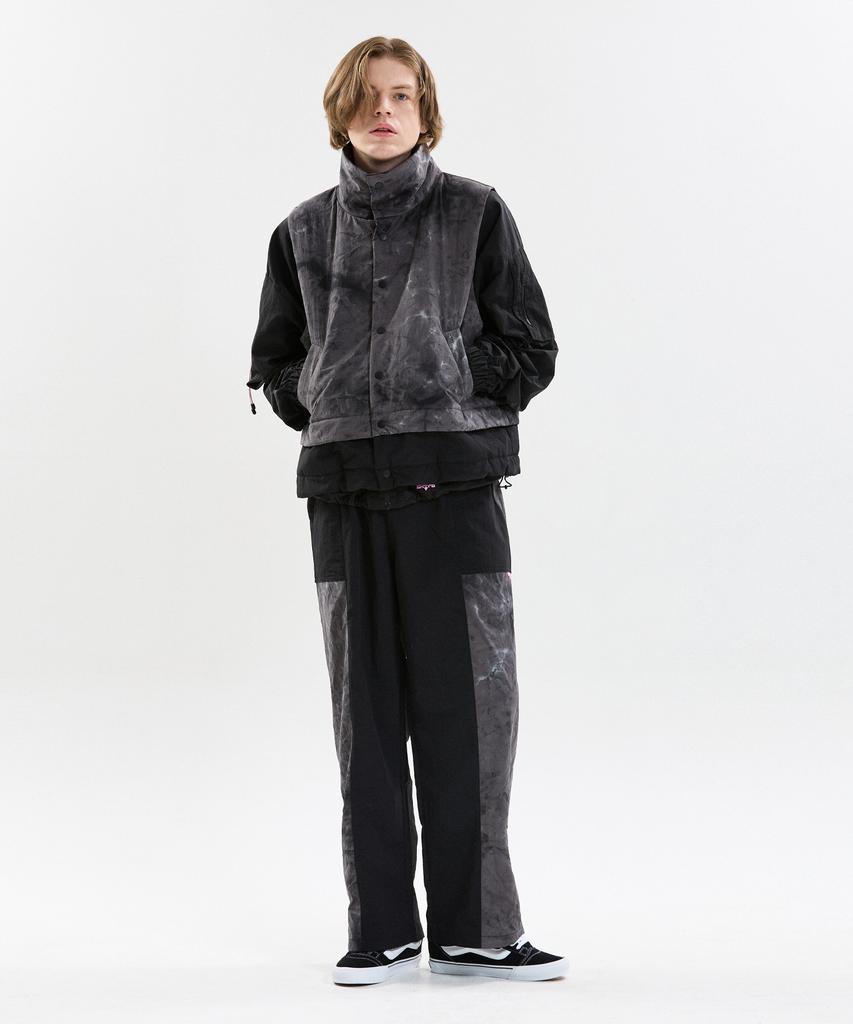 SHVTO Tie Dye Gray Baggy Pants
