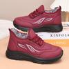 Women Winter New Low Top Lace Up Cotton Shoes Round Toe Waterproof Non Slip Soft Sole Plush Keep Warm Casual Sports Shoes