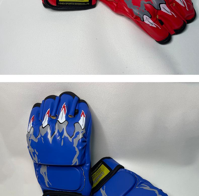 Guantoni da Boxe Muay Thai & Sanda con Dita Separate per Allenamento Fitness