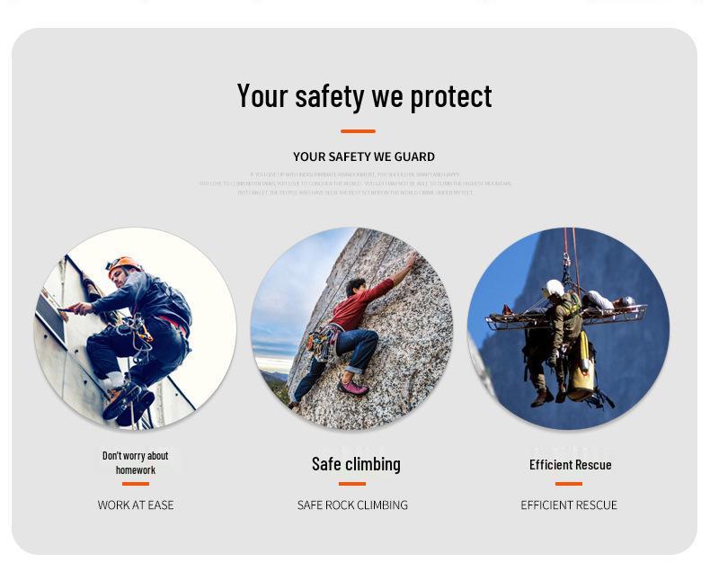 Cross-Border Multifunctional D-Shaped Aluminum Mountaineering Safety Buckle