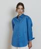 DEPOUND Soft Cotton Oversized Shirt [Blue]