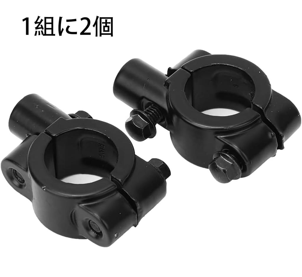 LeTradeJP Bike Handle Mirror Holder Mount Holder Adapter Clamp No Drilling Required 17-22mm Universal