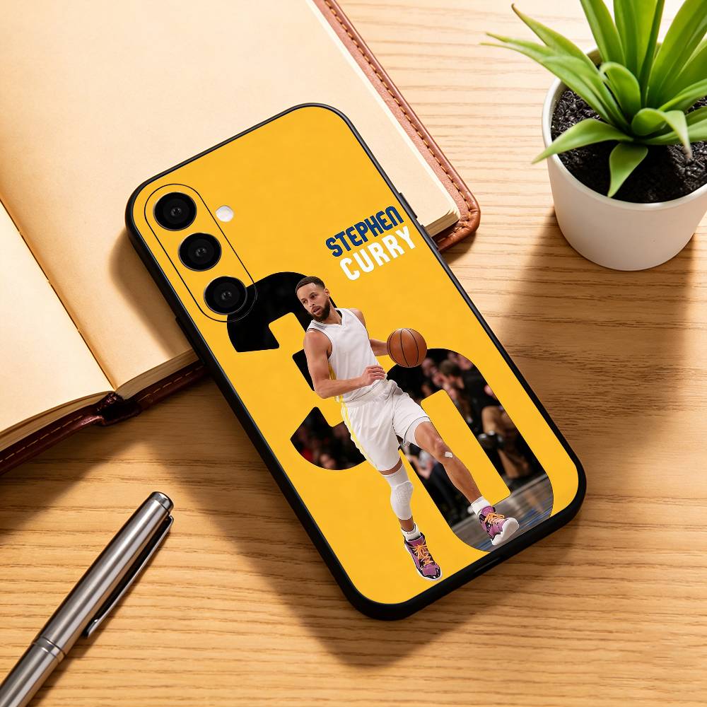 Stephen-n C-Curry-y Phone Case Black Silicone Soft For Samsung Galaxy A73,A72,A71,A70,A53,A52,A51