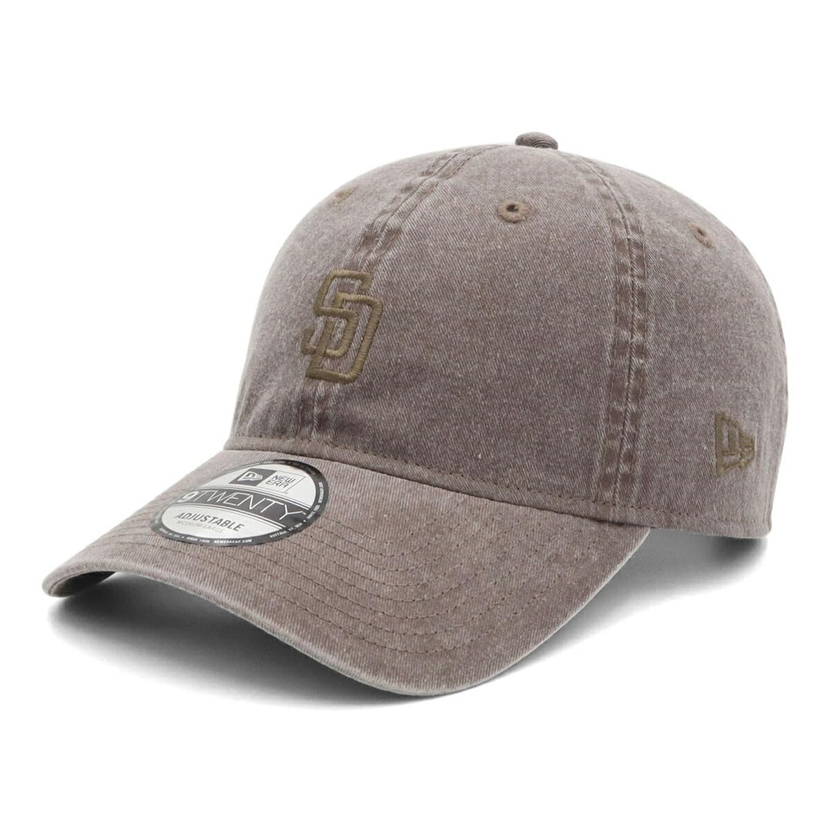 

New Era 9TWENTY EasySnap Cap by MLB San Diego SD Tonal Acid ONSPOTZ and Summer Sun UV Cool Various Styles (14699748, NER36C9754) Padres, Walnut,