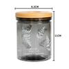 Transparent Hydroponic Flower Pot Wooden Style Lid Plastic Flower Pot New Plant Vase  Nordic Style