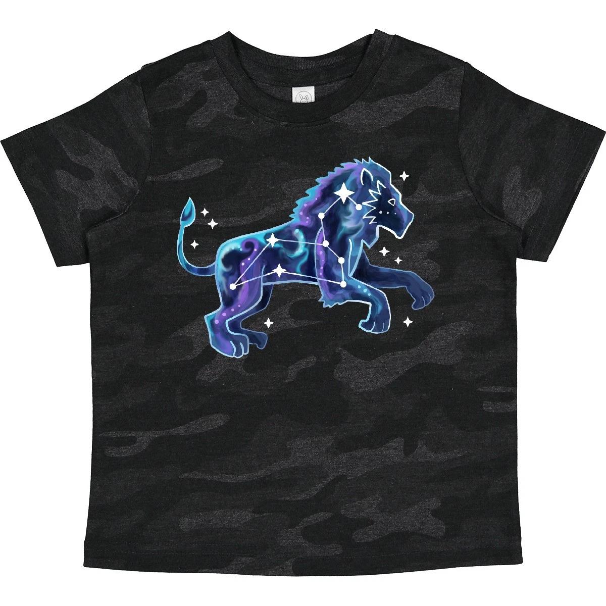 Inktastic Zodiac Leo Lion Constellation Toddler T-Shirt Signs Sign Stars July 100