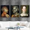 Italy Giuseppe Arcimboldo Works Poster Nordic Style Abstract Canvas Painting Wall Art Pictures Print Living Room Home Decoration