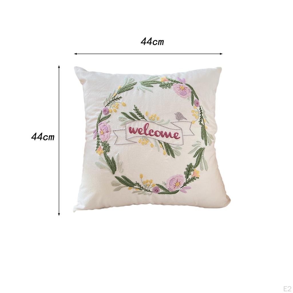 Cross Stitch Pillow Kits for Bedroom Decor DIY Sewing Supplies Unfinished Gift Option Adults