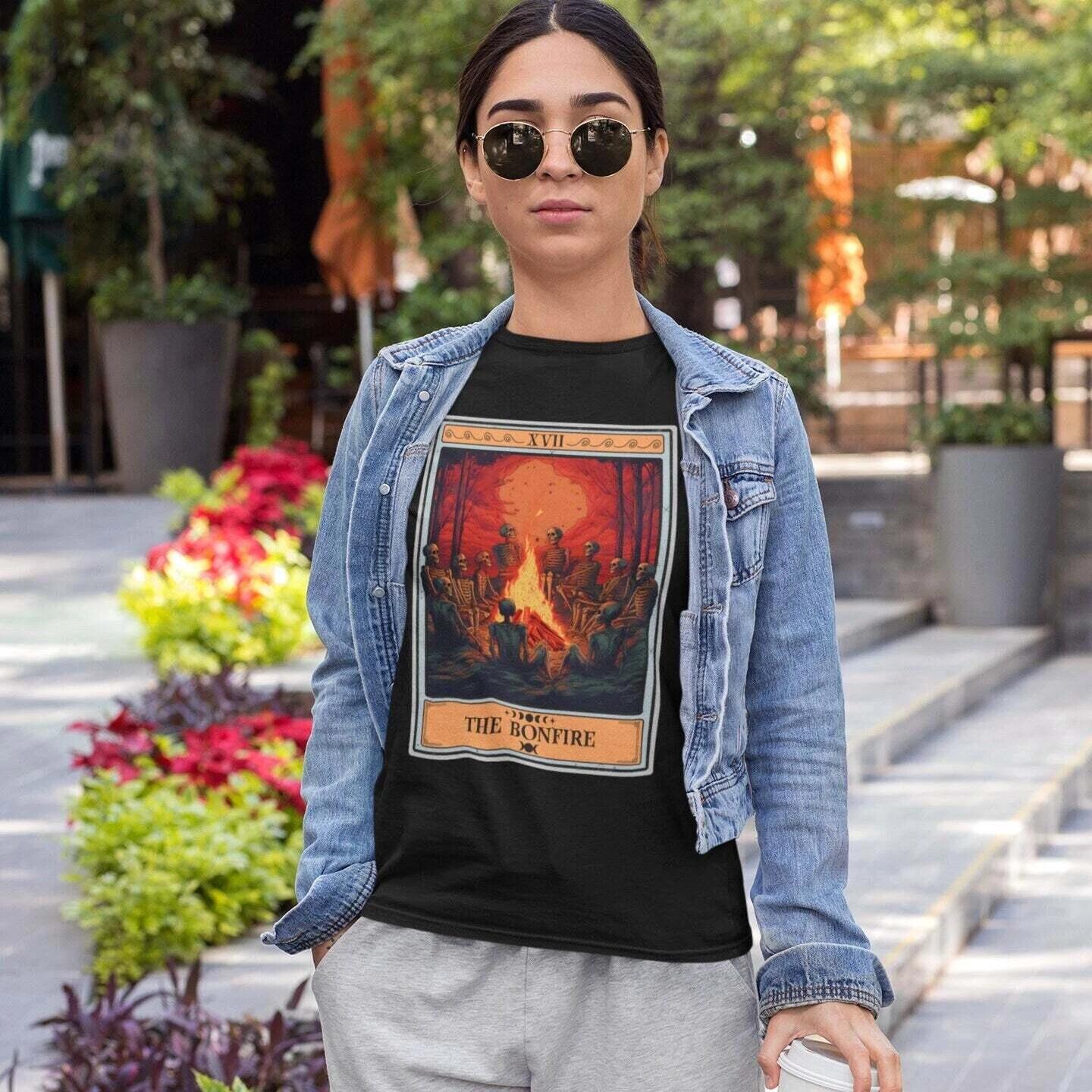 The Bonfire Tarot Card Shirt L