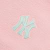 MLB Base Logo Sweatshirts Unisex Pink Crew Neck Thickened Regular 3AMTF5116-50PKL