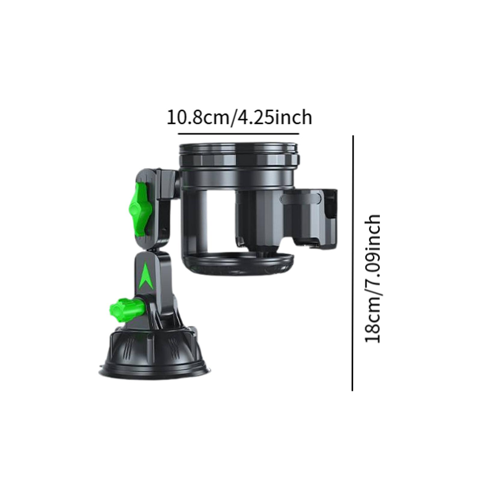 

Car Console Cup Holder Interior Accessories with Suction Cup Easy Installation Adjustable Drink Holder for Bottles Mugs Can Cups