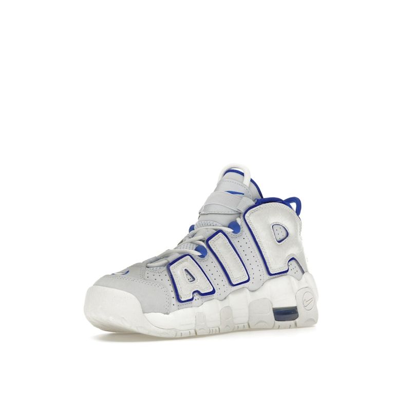 Nike Air More Uptempo GS Bílá Královská Dětské Tenisky Summit-White Football-Grey Racer-Blue FN4857-100