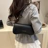Summer Solid Color Commuter Shoulder Messenger Bag Hand Carry Women's Bag Niche Texture Underarm Bag