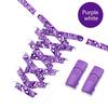 Magnetic Buckle Lock Shoelaces Without Ties Cashew Flower Print Shoelace No Tie Shoe Laces Flat Elastic Laces Sneakers Kid Adult