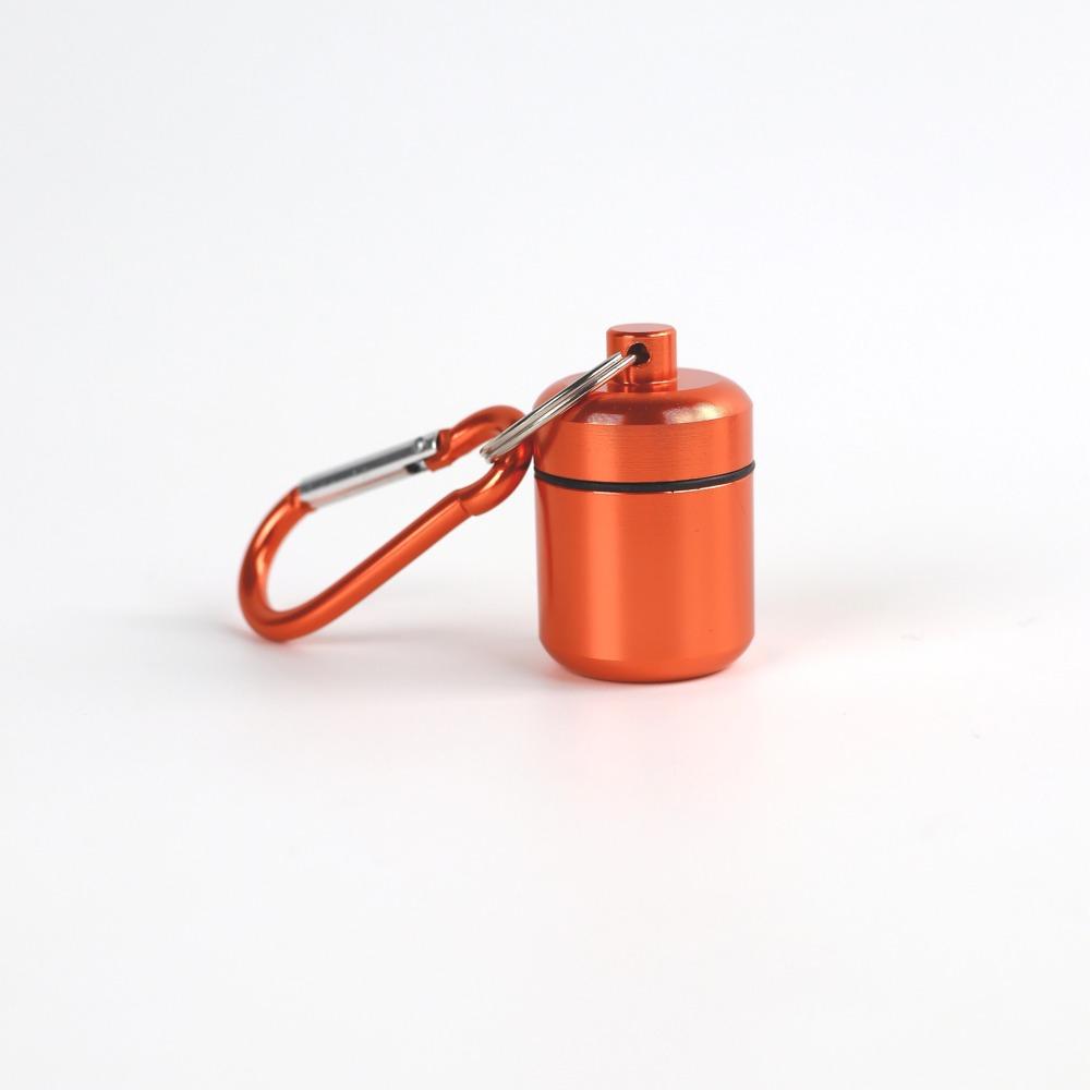 New Premuim Portable Mini Pill Case Keychain Box Waterproof Travel Container Bottle with Keyring for Medicine Ear Plug Jewelry