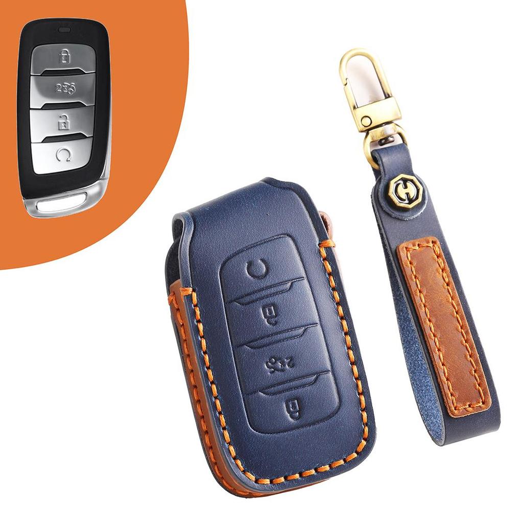 Suitable for changan CS75plus/X7/cs35/CS95/CS85 Handmade Cowhide High-End Car Key Cover
