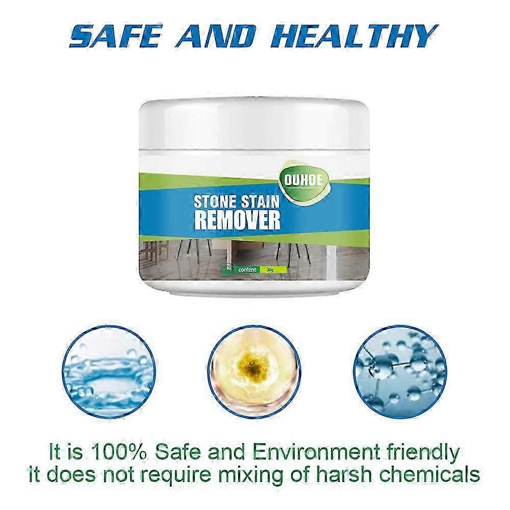 Stone Stain Remover for All Types of Stone Surfaces Household Cleaning Tools 30g