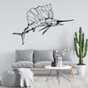 Swordfish Metal Wall Art, Nautical Line Art Decor for Home