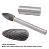 Wear-Proof Carbide Rotary Burr Single Cut Cutter Drill Bit Die Grinder Bit  Auto Repair Shops