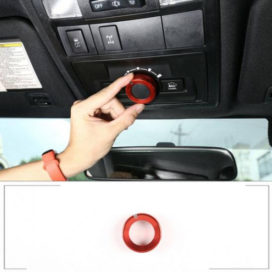 For Toyota Tacoma 2016- Red ABS Front Roof Reading Light Lamp Cover Trim
