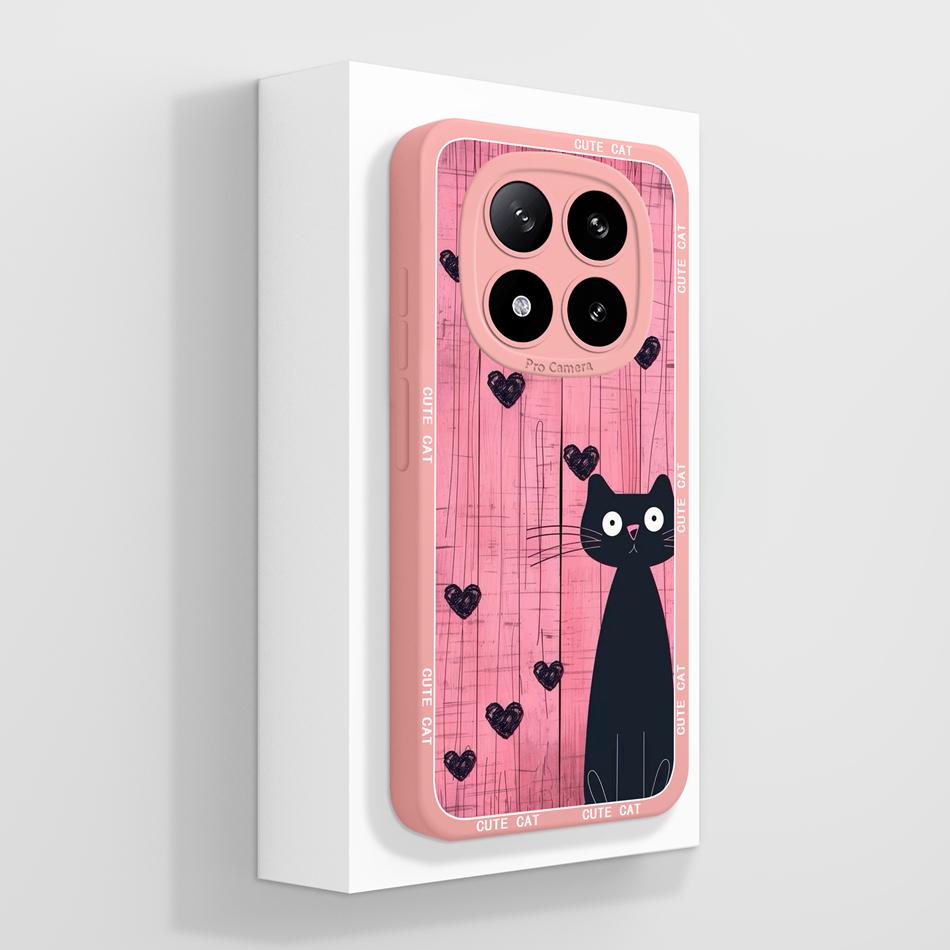 For Poco X7 Pro Case Creative Painting Soft Liquid Silicone High Quality Back Cover For Poco X 7 Pro X7Pro Full Cover Phone Case