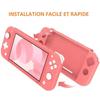 Coque Silicone Rose Compatible avec Nintendo Switch Lite - Phonillico®